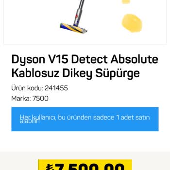 A101 Sayfasının Kopyası Çıkmış Aman Dikkat V15 Süpürge Sahte Sitesi