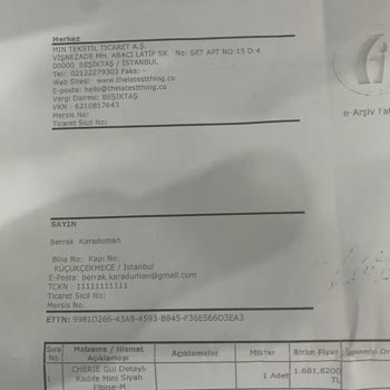 The Latest Thing Markasi İade Ettiğim Ürünün Ücret İadesini Yapmıyor!