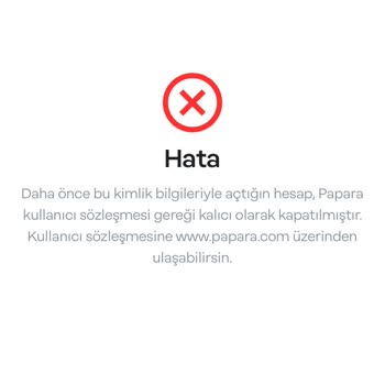 Papara Bilgim Dışı İşlem!