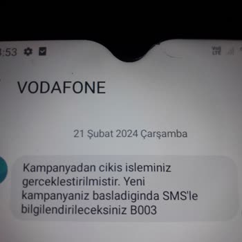 Vodafone Otomatik Pakete Geçiş