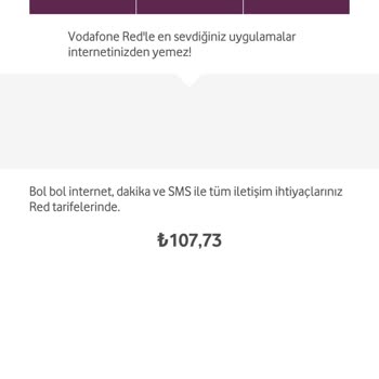 Vodafone Fatura Tarife Ücretimle Ödenen Farklı