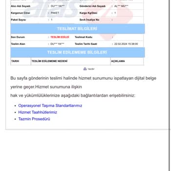 Aras Kargo Aşırı Kargo Ücretiyle Karşı Karşıya Kaldım