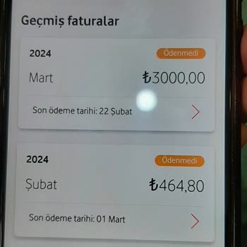 Vodafone Fatura Mağduriyetime Çözüm Bulamadım