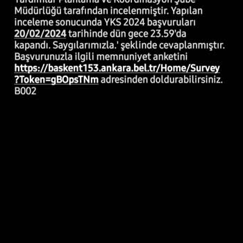 Ankara Büyükşehir Belediyesi YKS Sınav Ücretimizi Ödemiyor