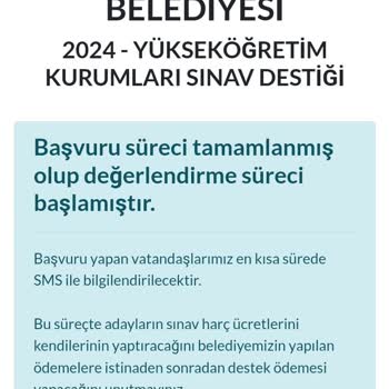 Ankara Büyükşehir Belediyesi YKS Sınav Ücretimizi Ödemiyor