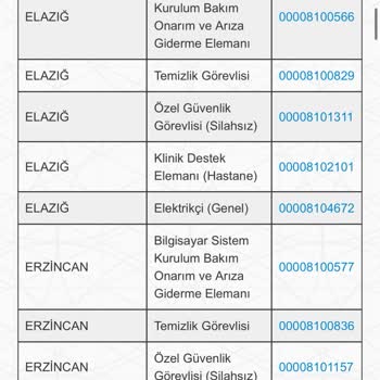 İŞKUR Sağlık Bakanlığı 35.000 Kişilik Alımda Şoför Görünmüyor