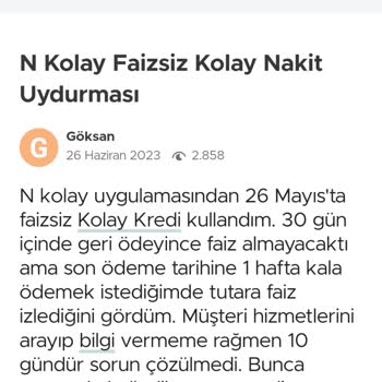 Aktif Bank (n Kolay) Bankası Haksız Faiz Almıştır
