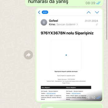 Gofeel Siparişim Kargoya Verilmiyor