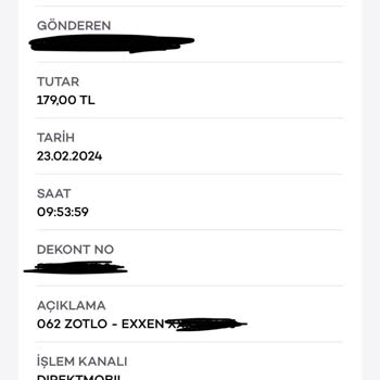 Exxen Lütfen Para İade