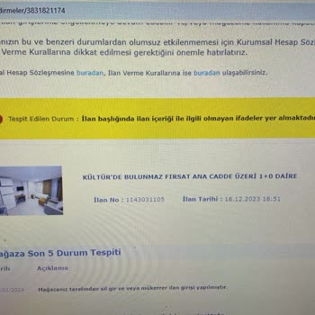 Sahibinden Com Haksız Yere Mağaza Kapatımı Veriyor
