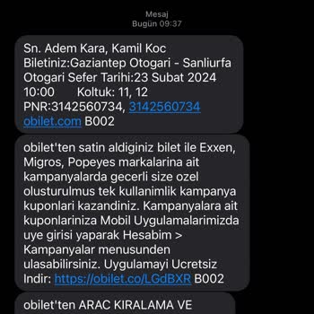 Obilet Yolculukta Beklenmedik Rötar Ve İletişim Karmaşası