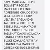 Enasdns (SMS) Haksız İcra Tehdidi Ve Rahatsızlık Bildirimi