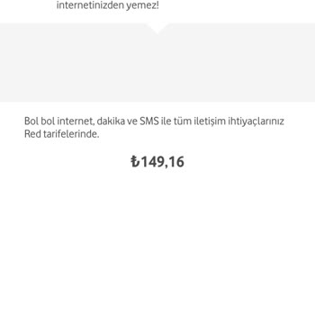 Vodafone Tarifemde Yaşadığım Mağduriyet
