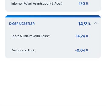 Turkcell Akıllı Fatura Yapmama Rağmen Aşım Ücreti Yansıtıldı