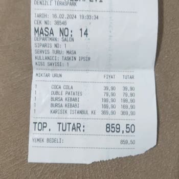 Bursa Kebap Evi Fazla Ücret Alması