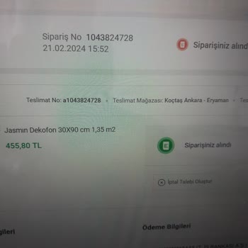 Koçtaş İki Paket Seramik Tedarik Edemiyor Muş