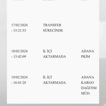 PTT Kargo Adana'da Kargo Teslimat Sürecinde Yaşanan Aksaklıklar