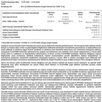 D Smart Abonelik Fesih Bildirimini Dikkate Almıyor