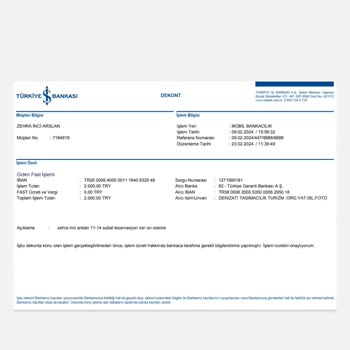 Arya Termal Otel Adı Altında Denizatı Taşımacılık Şirketi