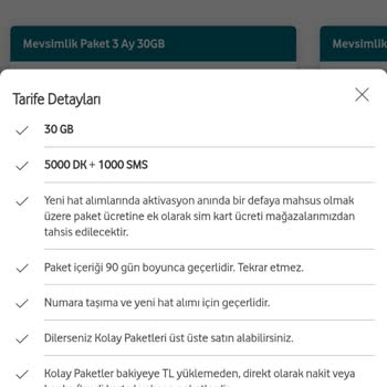 Vodafone Yalan Fiyatlı Tarife İle Müşteri Aldatma