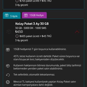 Vodafone Yalan Fiyatlı Tarife İle Müşteri Aldatma