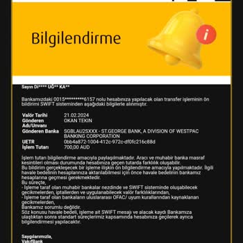 VakıfBank SWİFT Ödemesi Hesaba Geçmiyor
