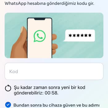 Facebook Hesabına Kod Gelmiyor