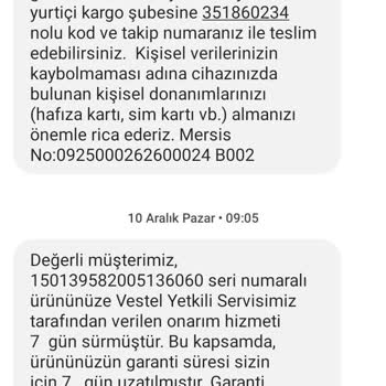 Vestel Venüs Vestel Servise Gönderdiğim Telefonum Onarımı Yapıldı Diye Aldattılar