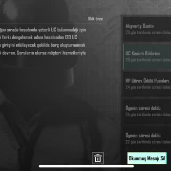 PUBG (Pubgmobile.com) Uc Teslimat Sorunu