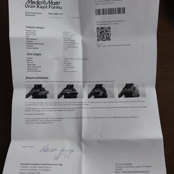 Fakir Blender Setinin Hasarlı Olması Ve Hasardan Sorumlu Tutulmam