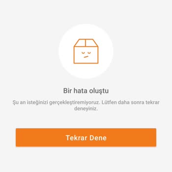Trendyol Giriş Hata Veriyor
