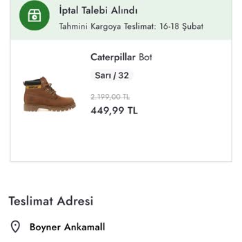 Boyner'in Ürünü İnternetten Satıp Yok Diyerek İptal Etmesi