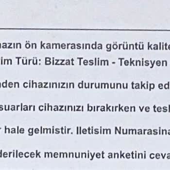 Apple Ön Kameram Bozuk Ve Değişim Yapamıyorum