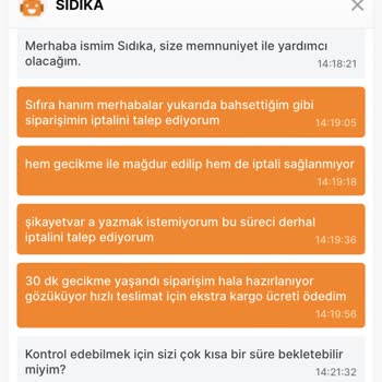 Migros Sanal Market Hızlı Teslimat 1 Buçuk Saat Geçti Hala Getirmedi