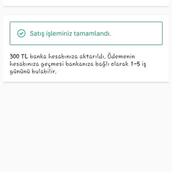 Sahibinden Param Güvende Sistemi Paramı Ödemiyor.