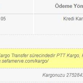 Sefamerve Ücretini Aldığı Siparişimi Göndermiyor