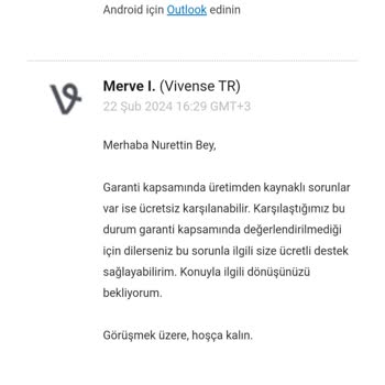 Vivense Ürün Desteği Yok