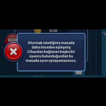 101 Okey Plus Okey Aynı Cihazdan Eşleşme Hatası