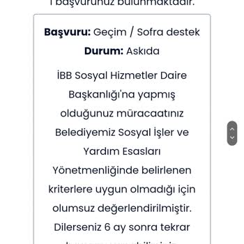 İBB - İstanbul Büyükşehir Belediyesi Geçim Sofra Destek