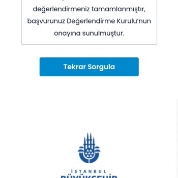 İBB - İstanbul Büyükşehir Belediyesi Yardım Talebi İstiyorum