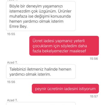 Yemeksepeti Para İadesi Yapmıyor