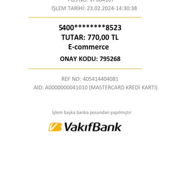 Mspy Çocuğum Yanlışlıkla Siteden Alışveriş Yapmış. 538 Ve 770 TL