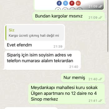 H&R Butik Değişim İçin Gönderdiğim Ürünün Yerine Ürün Göndermediler,
