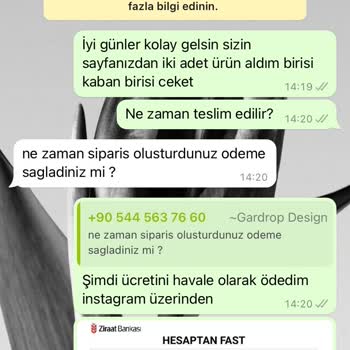Gardrop Design Şikayetçiyim Mağdur Ediliyoruz!