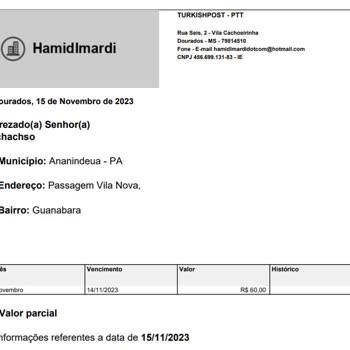 PTT Kargo Turkish Pos Adıyla Gönderilen Sahte E-Posta