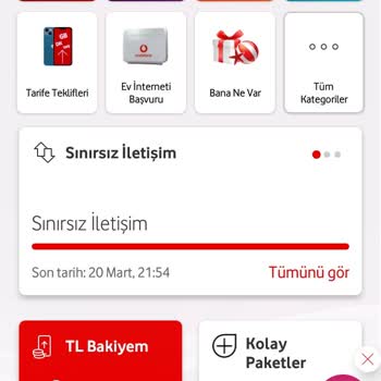 Vodafone Paketime Dahil Olan Hediye İnternetim Hattıma Yüklenmiyor