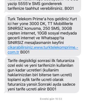 Türk Telekom Mobil Verilen Fiyatla Güncel Faturada Gözüken Farklıdır
