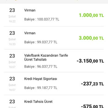 VakıfBank'ın Ücret Kesintisi