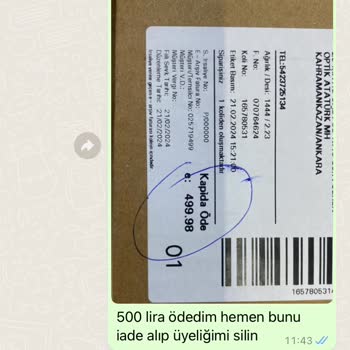 Avon Temsilcisi Fiyat Farkı Mağduriyeti