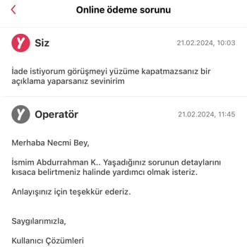 Yemek Sepeti Dolan Dirici Lığı